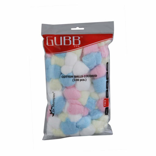 Picture of GUBB COTTON BALLS  COLORED 50 PC