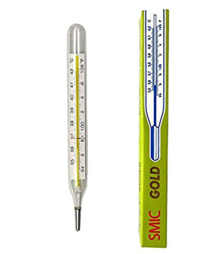 Picture of GOLD FLAT CLINICAL THERMOMETER