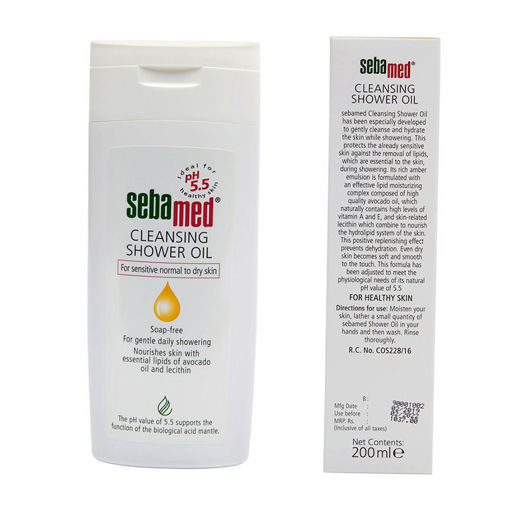 Picture of SEBAMED CLEANSING SHOWER OIL 200ML
