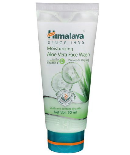 Picture of HIMALAYA MOISTURIZING ALOE VERA FACE WASH 50ML