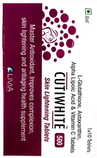 Picture of CUTIWHITE 500MG 10TABLETS