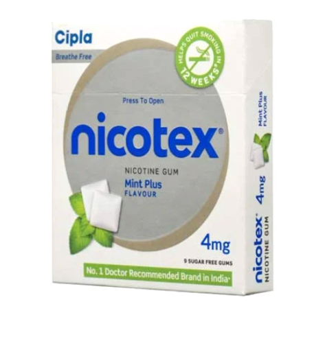 Picture of NICOTEX MINT PLUS 4MG