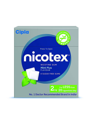 Picture of NICOTEX MINT PLUS 2MG