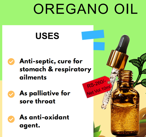 Picture of HERBOVIVE ESSENTIAL OIL OREGANO 10ML