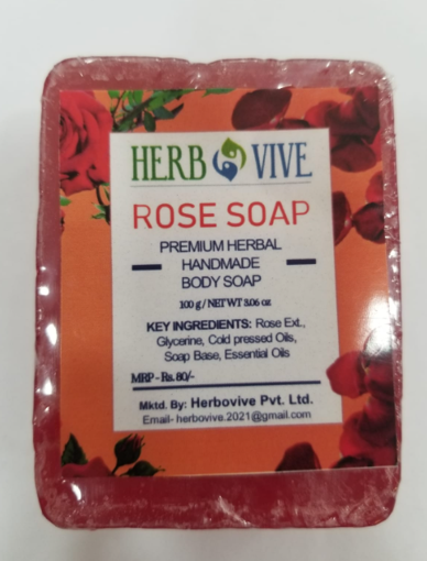 Picture of HERBOVIVE ROSE SOAP 100G