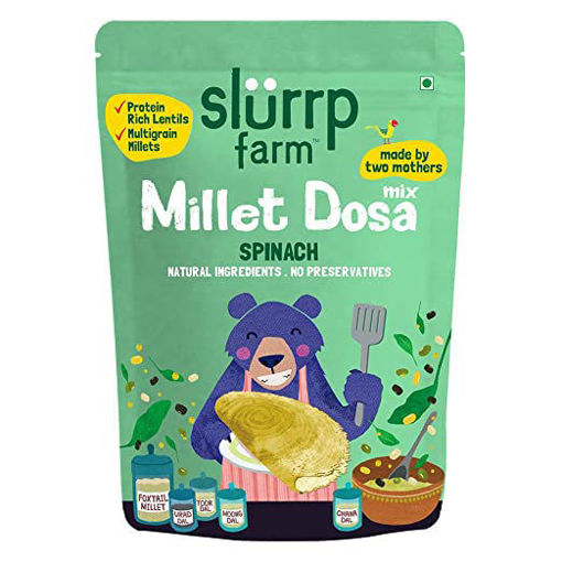 Picture of SLURRP FARM SPINACH MILLET DOSA MIX 150G