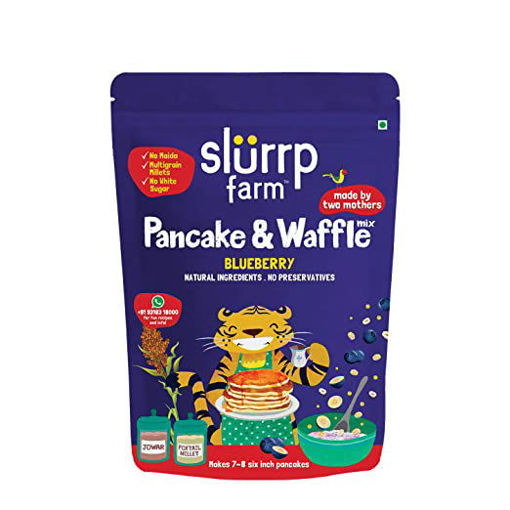Picture of SLURRP FARM BLUEBERRY PANCAKE & WAFFLE 150G