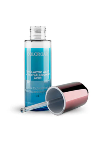 Picture of COLORBAR GENTLE EXFOLIATING & SKIN BALANCING SERUM(10% LACTIC ACID +1% HYLURONIC ACID) 30ML