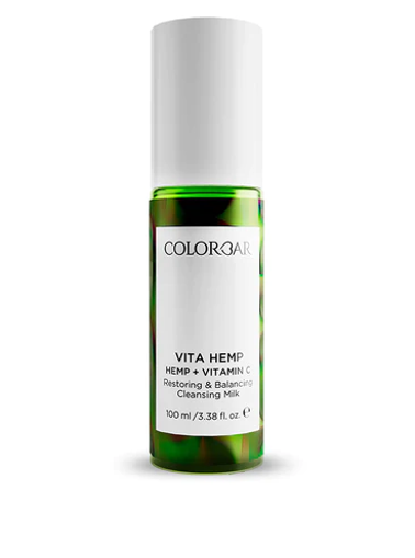 Picture of COLORBAR VITA HEMP HEMP+VITAMIN C RESTORING & BALANCING CLEANSING MILK 100ML