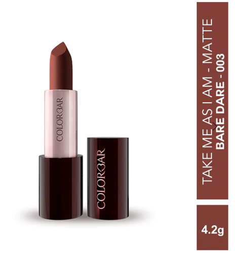 Picture of COLORBAR MADE FOR MAGIC TAKE ME AS I AM VEGAN MATTE LIPSTICK BARE DARE 003 4.2G
