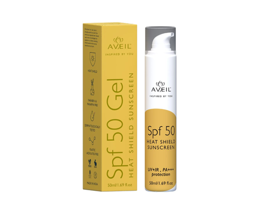 Picture of AVEIL SPF 50 GEL HEAT SHIELD SUNSCREEN 50ML