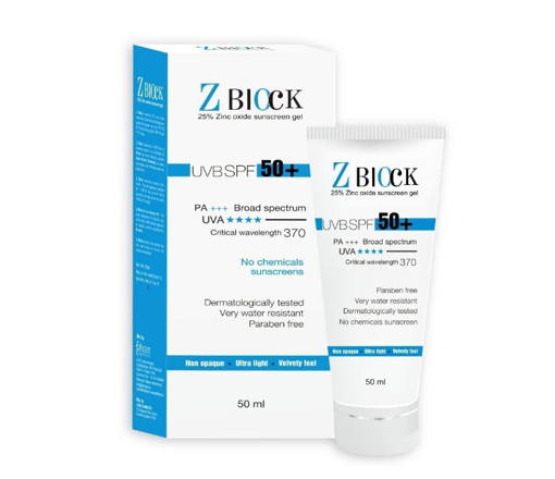 Picture of Z BLOCK SUNSCREEN GEL 50ML