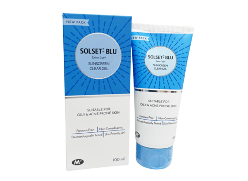 Picture of SOLSET-BLU  SUNSCREEN CLEAR GEL  100ML