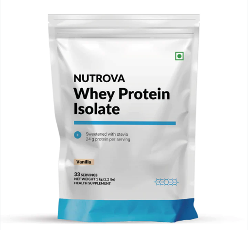 Picture of NUTROVA WHEY PROTEIN ISOLATE ( VANILLA) 1KG