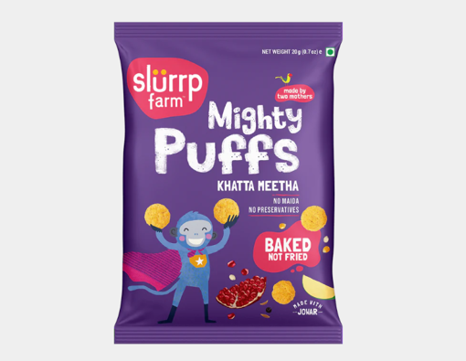 Picture of SLURRP FARM MIGHTY PUFFS KHATTA MEETHA 20G