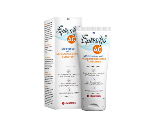 Picture of EPISOFT AC MOISTURISER WITH MICROENCAPSULATED SUNSCREEN 75G