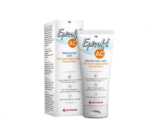 Picture of EPISOFT AC MOISTURISER WITH MICROENCAPSULATED SUNSCREEN 125G