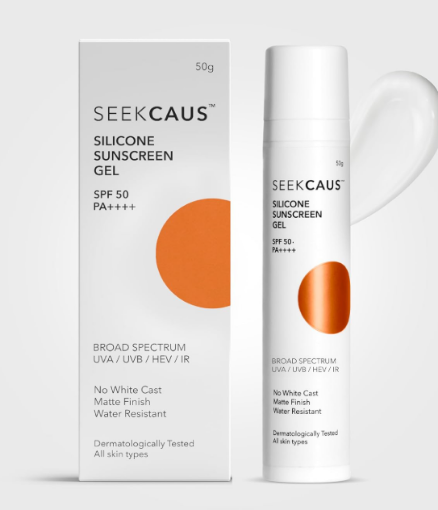 Picture of SEEKCAUS SILICONE SUNSCREEN GEL SPF 50 50GM