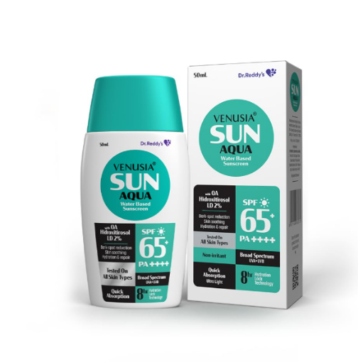 Picture of VENUSIA SUN AQUA WATER BASED SUNSCREEN SPF65+ 50ML