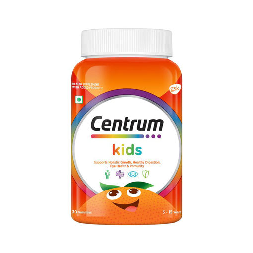 Picture of centrum kids multivitamin,mineral and probiotic gummies 30gummies